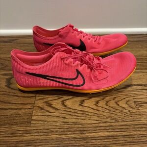 Nike Zoom Mamba 6 Track & Field Pink Distance Spikes Men's Size 10.5 DR2733-600